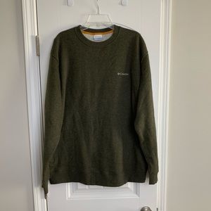 NWOT COLUMBIA SPORTSWEAR GREEN PULLOVER MENS XL